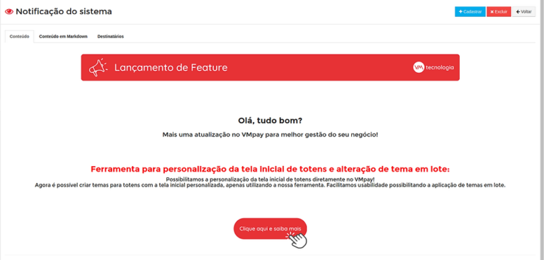 Micro Market: confira a funcionalidade de personalização da tela inicial dos totens