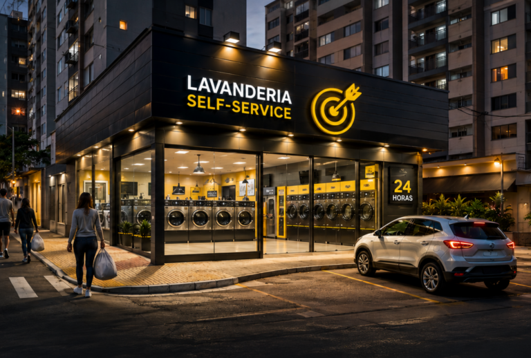 Como escolher o ponto ideal para uma lavanderia self-service 24h
