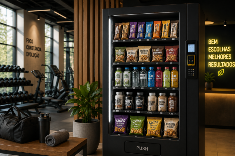 Vending machine saudável e fitness: como montar e o que vender