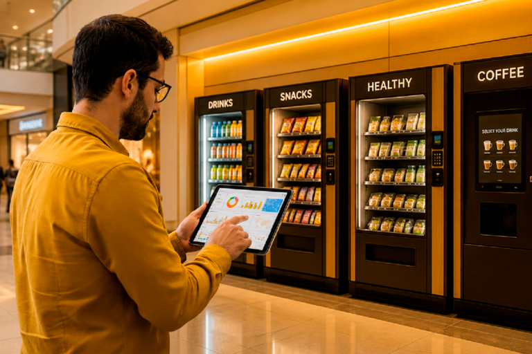 Melhor sistema de gestão para vending machines: o que avaliar antes de contratar em 2026
